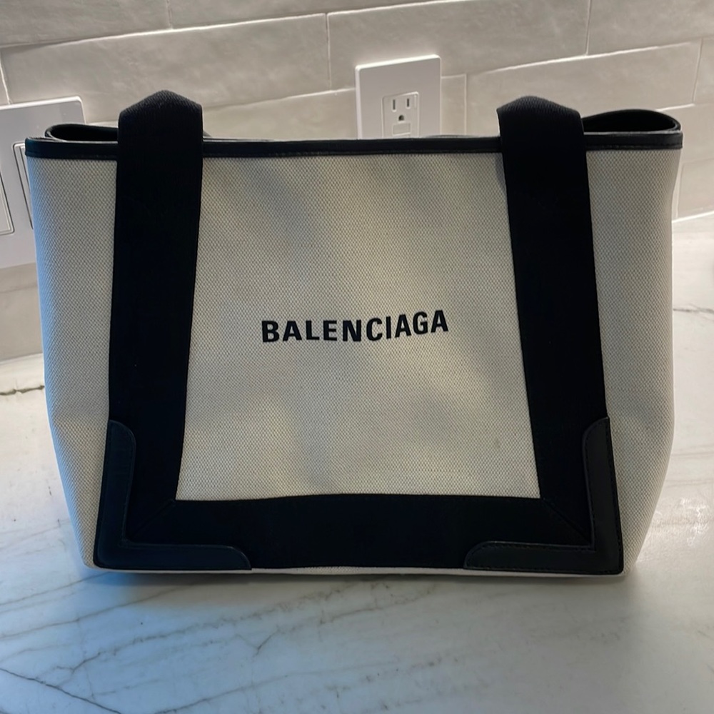 Genuine Balenciaga Small Cabas Handbag